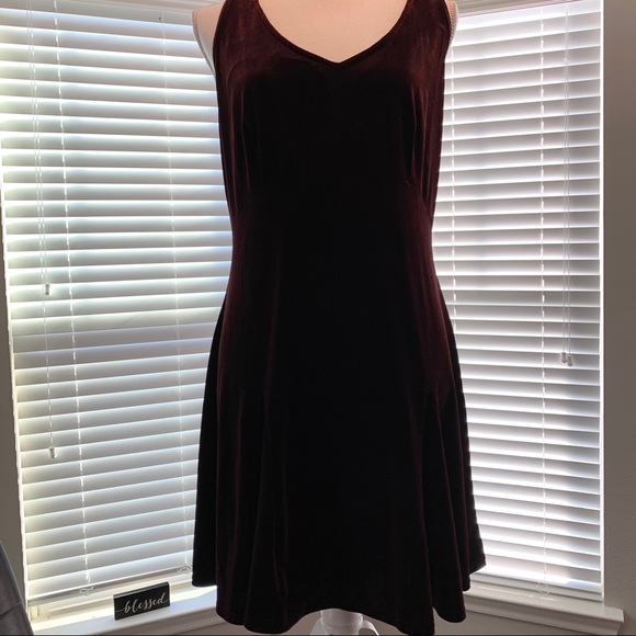 Victoria’s Secret Brown Velvet Dress Chemise Sz L - Picture 7 of 16
